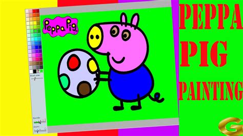 Peppa Pig Painting And Colouring Games Online - Peppa Pig Painting Games - Peppa Pig Colouring ...