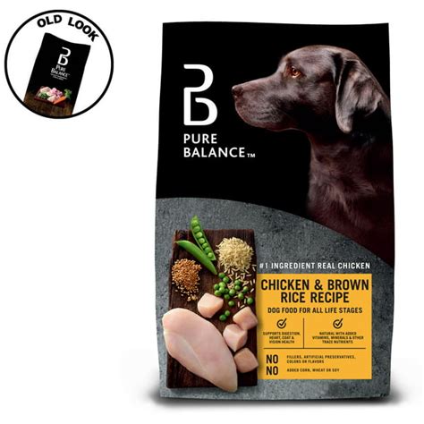 Pure Balance Chicken/Brown Rice Flavor Dry Dog Food, 30 lb. Packet ...