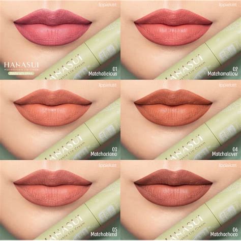 Jual Hanasui Mattedorable Lip Cream Boba Edition Matcha Latte | Shopee ...