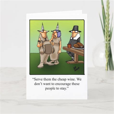 Funny Thanksgiving Humor Greeting Card | Zazzle.com in 2020 | Funny ...