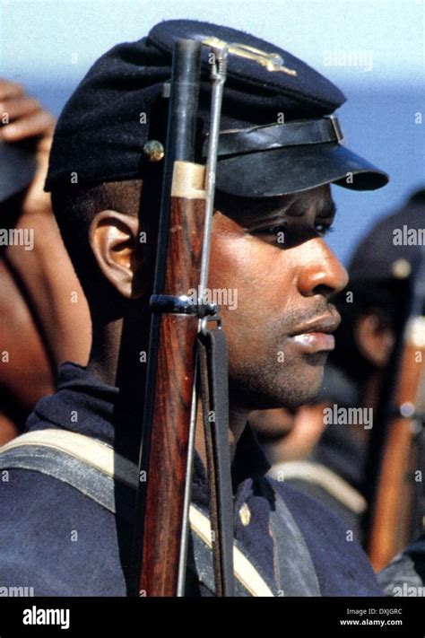 Glory, 1989, denzel washington hi-res stock photography and images - Alamy