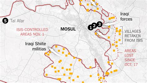 The Battle for Mosul: Iraqi Forces Enter the City - The New York Times