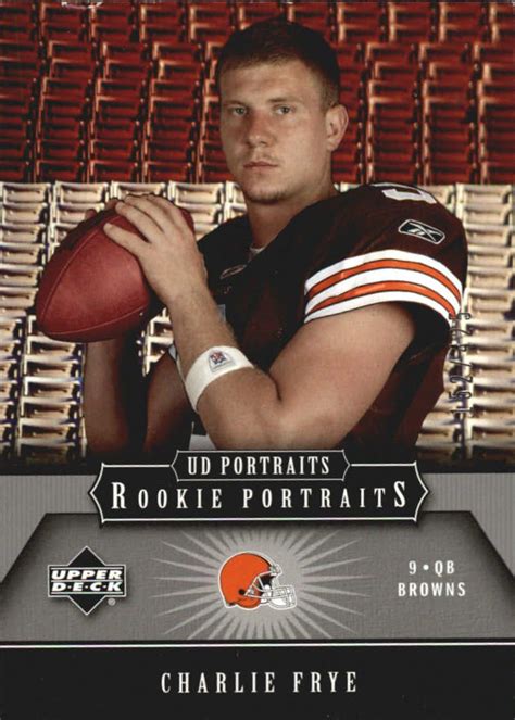 2005 UD Portraits Football Card #103 Charlie Frye Rookie /425 | eBay