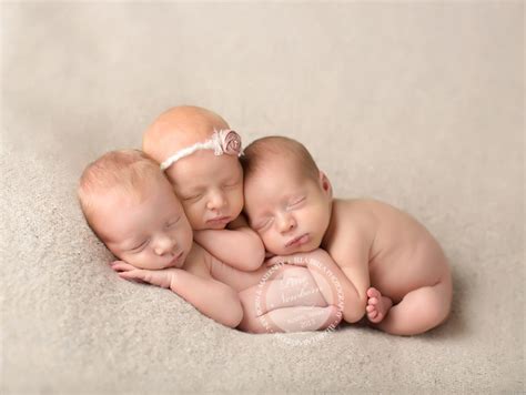 Newborn Babies Triplets