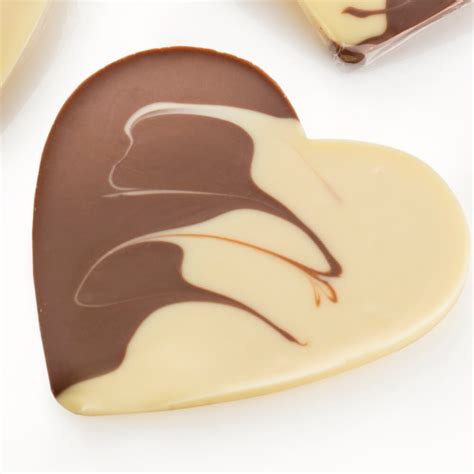 Milk & White Chocolate Hearts | The Gourmet Chocolate Pizza Co