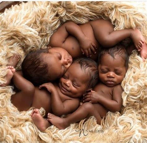 Pin by Ssv` on Them.There.Precious.Souls. | Cute black babies, Beautiful black babies, Triplet ...