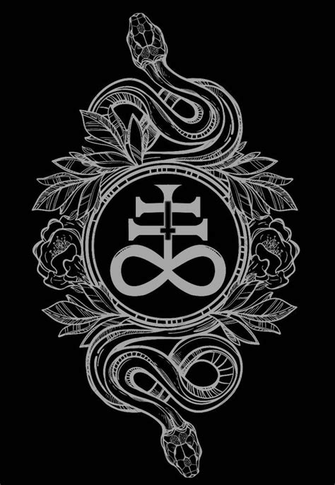 LEVIATHAN CROSS - SIGIL OF LUCIFER · | Satanic art, Occult tattoo, Evil art