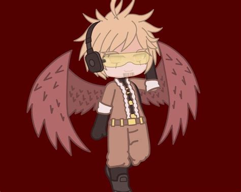 Hawks from mha/bnha in gacha club | Anime fandom, Art tutorials drawing ...