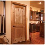 Sierra knotty pine doors, vertical grain clear pine doors, AugustaWood ...