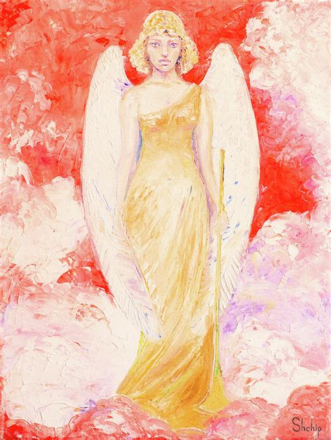 Sky Angel Painting by Natalia Shchipakina - Pixels