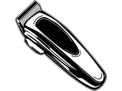 Clippers Barber Tools Shaves Cuchilla Scissors Stripes Barbershop .SVG ...