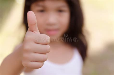 Stop Hand Signal Shown by a Child Stock Image - Image of prohibition ...