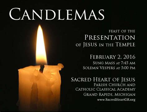 New Liturgical Movement: Candlemas Events: Philadelphia, Jersey City and Grand Rapids