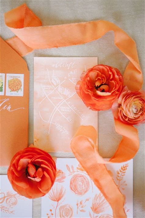 Fifty Shades Of Orange {Wedding Inspiration} #2256636 - Weddbook