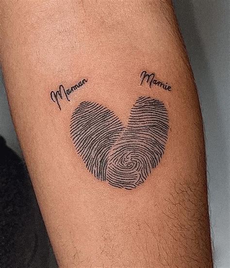 Fingerprint Heart Tattoo: Meaning and Designs | Art and Design