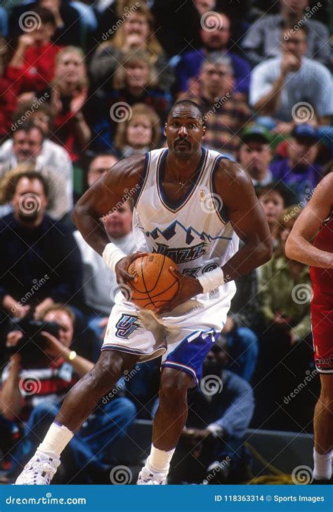 Karl Malone Utah Jazz editorial stock image. Image of american - 118363314