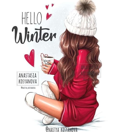 Nastya Kosyanova: #NastyaKosyanova #Illustrations #Christmas #Artist #Winter - Nastya Kosyanova ...