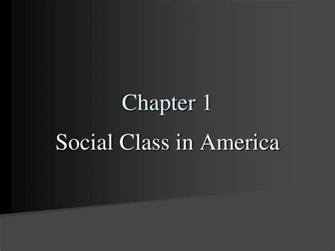 PPT - The American Class Structure in an Age of Growing Inequality ...