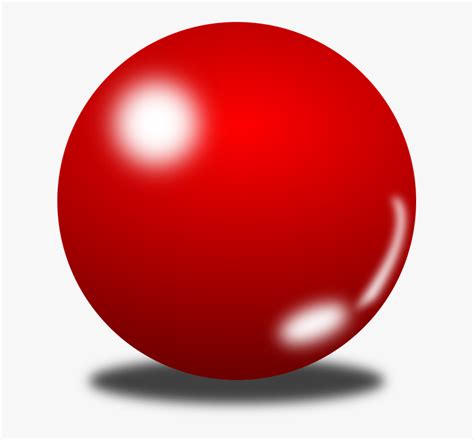 Ball, 3d, Shadow - Transparent Background Red Ball, HD Png Download , Transparent Png Image ...