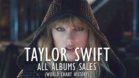 Taylor Swift: All Albums Sales (World Chart History) 2006-2017 - YouTube