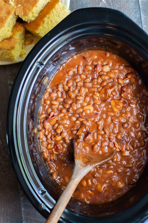 Slow Cooker Baked Beans - The Magical Slow Cooker