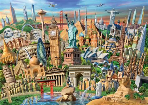 Ravensburger Jigsaw Puzzle 1000pc - World Landmarks