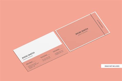 Premium PSD | Creative Business Card Mockup Isolated