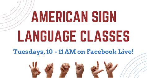 Virtual American Sign Language (ASL) Classes - Newark Public Library