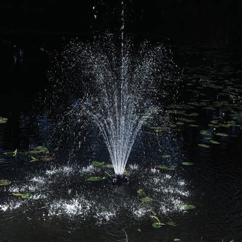 Pond Boss 1/4 HP Floating Fountain with Lights - (Formally DFTN12003L) - 52595 - AZPonds & Supplies