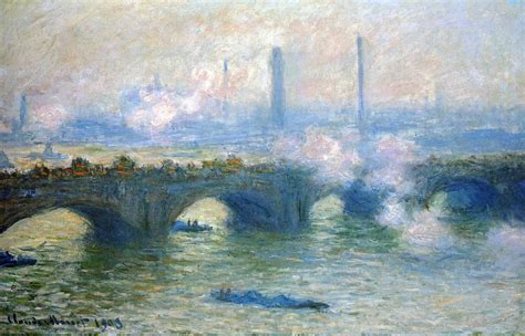 Monet - Waterloo Bridge, London (1903) | Artist monet, Claude monet ...