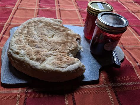 Bannock with homemade jam, thanks to Ossie’s mother, Liz Dawson – Photo ...