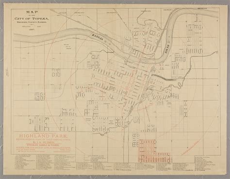 Map of the city of Topeka, Shawnee County, Kansas - Kansas Memory - Kansas Historical Society