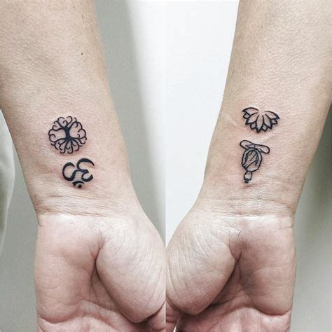 70 Unique Small Wrist Tattoos for Women and Men - Simplest To Be Drawn Check more at tattoo ...