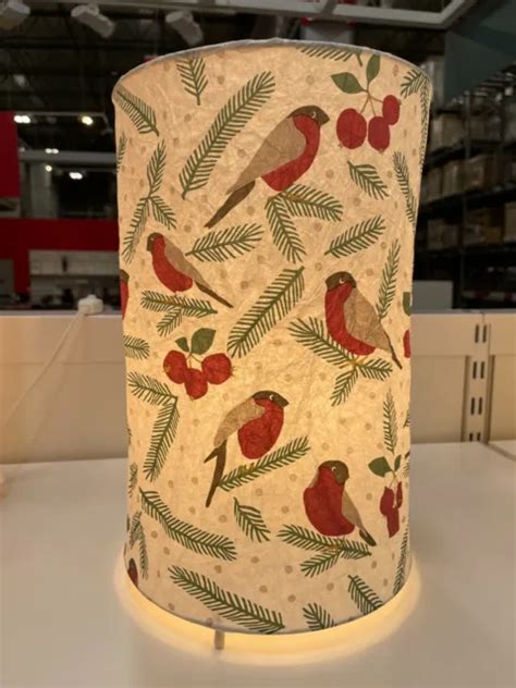 IKEA STRALA VINTER 2021 Table lamp, bird/handmade rice paper 12 " - NEW £37.93 - PicClick UK