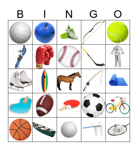 SPORTS Bingo Card