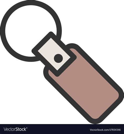 Key chain Royalty Free Vector Image - VectorStock