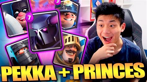 CRIEI UM NOVO DECK DE PEKKA DOUBLE PRINCE COM EXECUTOR!! CLASH ROYALE ...