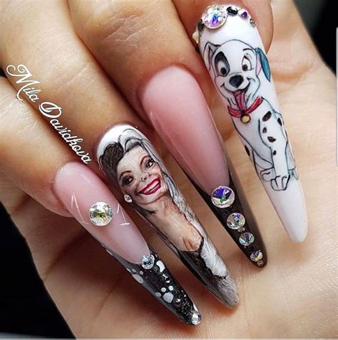 50+ Fun Cartoon Nail Designs - The Glossychic Cartoon Nail Designs, Toe ...