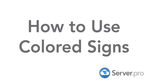 How to Use Colored Signs - Minecraft Java - YouTube