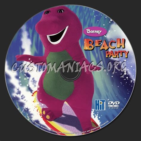 Barney Beach Party dvd label - DVD Covers & Labels by Customaniacs, id ...