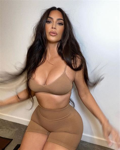 Kim Kardashian shows off her curves in new SKIMS Butter collection bra and underwear – The US Sun