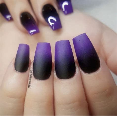 Gorgeous Black And Purple Nail Ideas To Inspire You | The FSHN