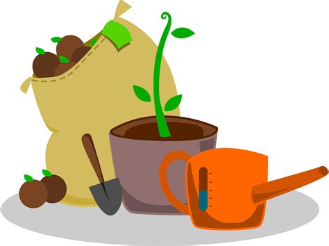 Garden Tools Cartoon Images : Gardening Tools Garden Vector Set ...