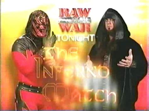 The Undertaker vs Kane - Inferno Match Card, 1999 - Undertaker Photo ...