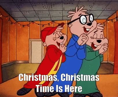 Alvin And The Chipmunks Christmas GIF - AlvinAndTheChipmunks Christmas TimeIsHere - Discover ...