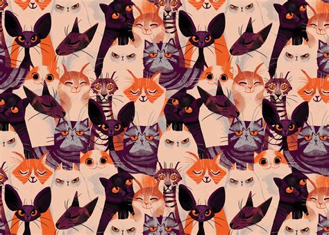 A Clowder of Cats on Behance