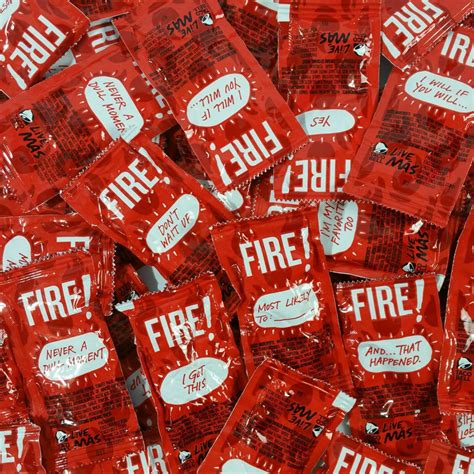 NEW Taco Bell 50 FIRE Sauce Packs Packets Assortment FRESH individual ...