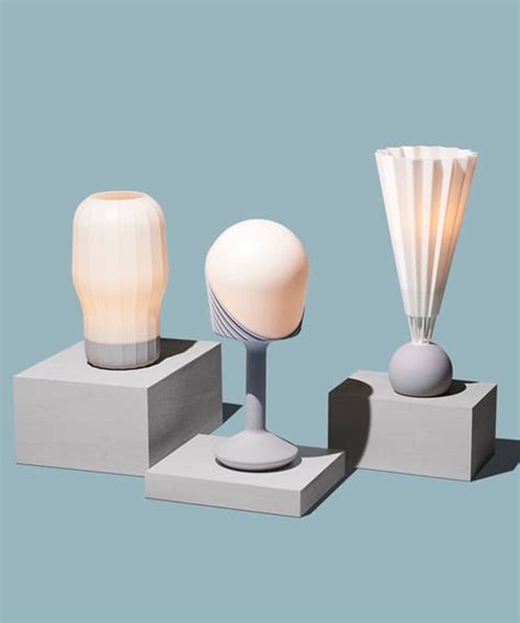 gantri's 3D printed lamps use translucent, diffusing materials