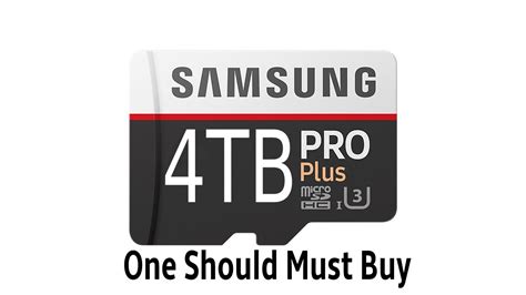 Samsung producing Consumer 4TB SD card - YouTube