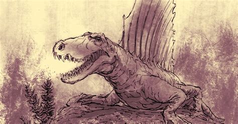 The scifi papers: Dimetrodon sketch